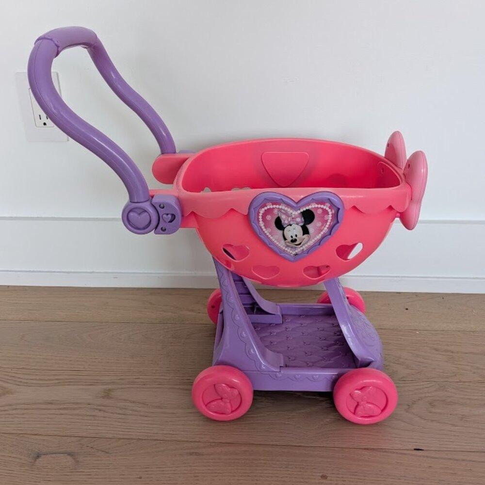 Minnie Mouse Shopping Cart Kids Play